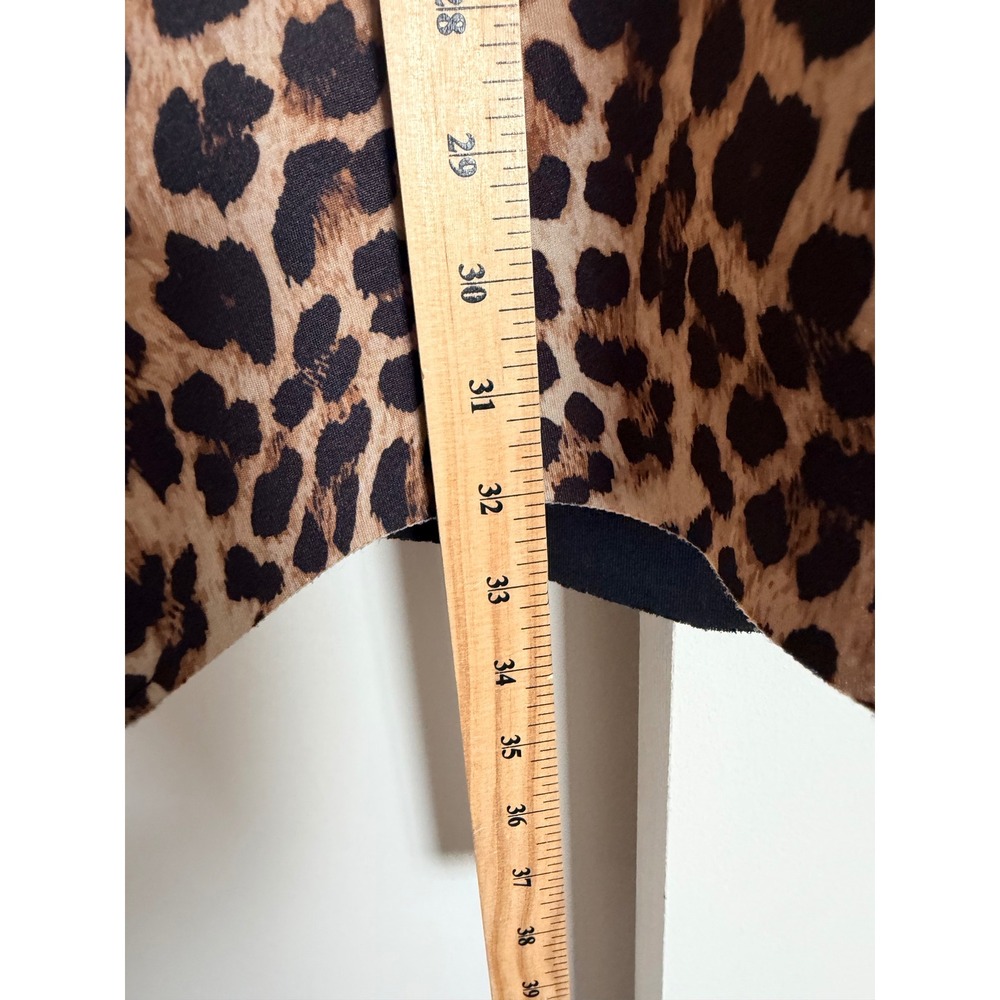 Dhruv Kapoor Anthropologie Leopard Print Mini Dress Brown XS New With Tags - Picture 4 of 8